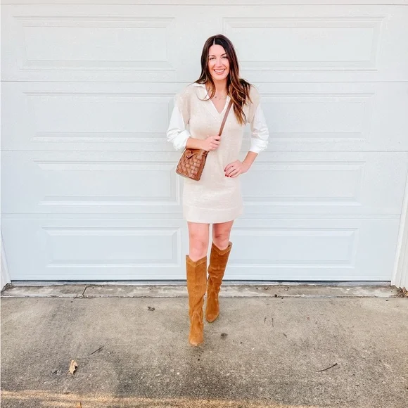 Knit Sweater Dress - Picture 6 of 6